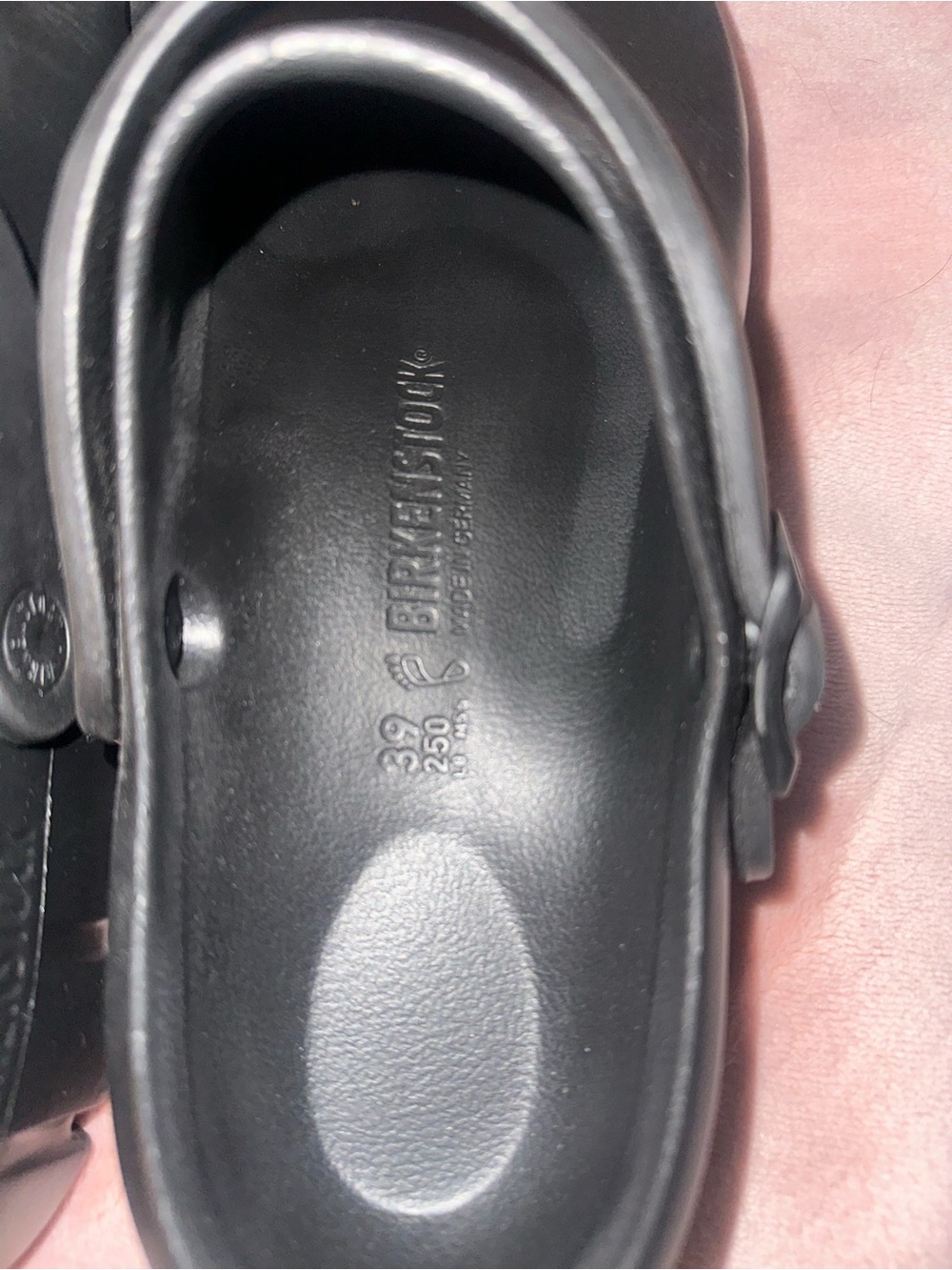Birkenstock EVA Black Slip-On Clogs with Back Strap - Picture 5 of 5